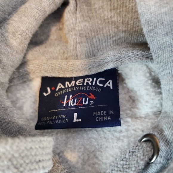 HUZU J‎ America Tailgate Hood Gray Hoodie Insulated Beverage Pouch Large - Picture 5 of 6